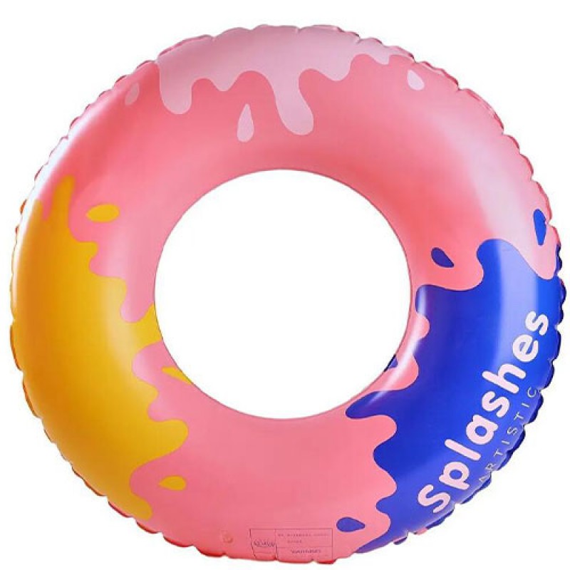 Large swimming ring with handle